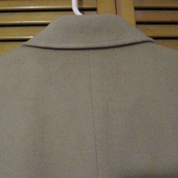 L.L. Bean Womens jacket blazer camel color Wool Angora blend 3 button size M - Picture 10 of 14